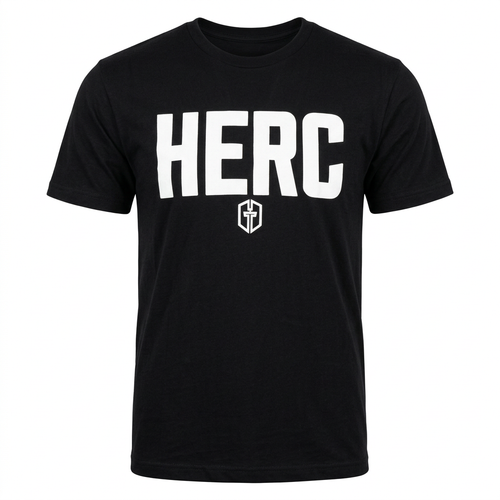 Black BOLD HERC shirt-only preview