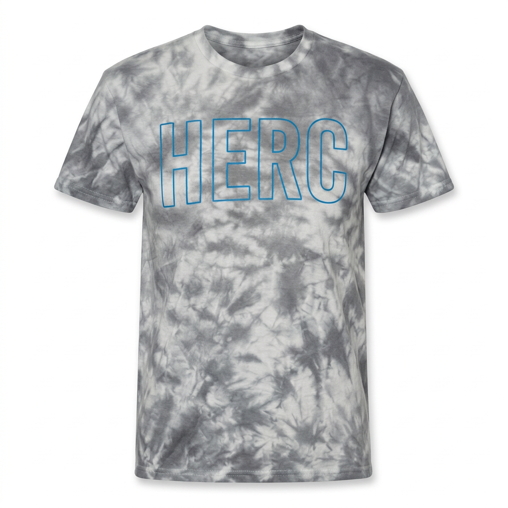 Blue outline HERC shirt preview