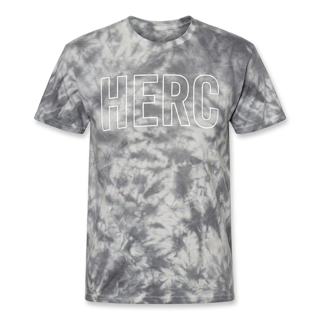 Outline HERC Black Dye Black White print