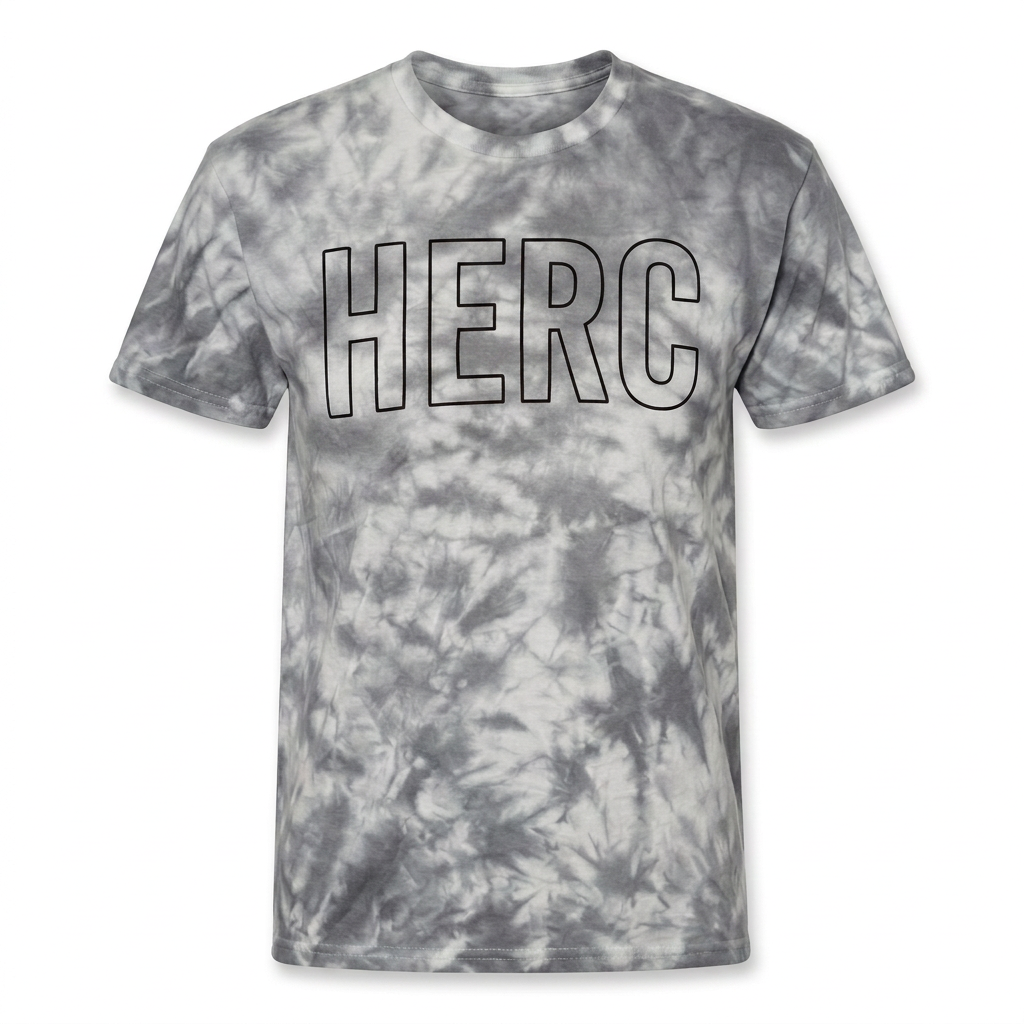 Outline HERC Black Dye Black Black print