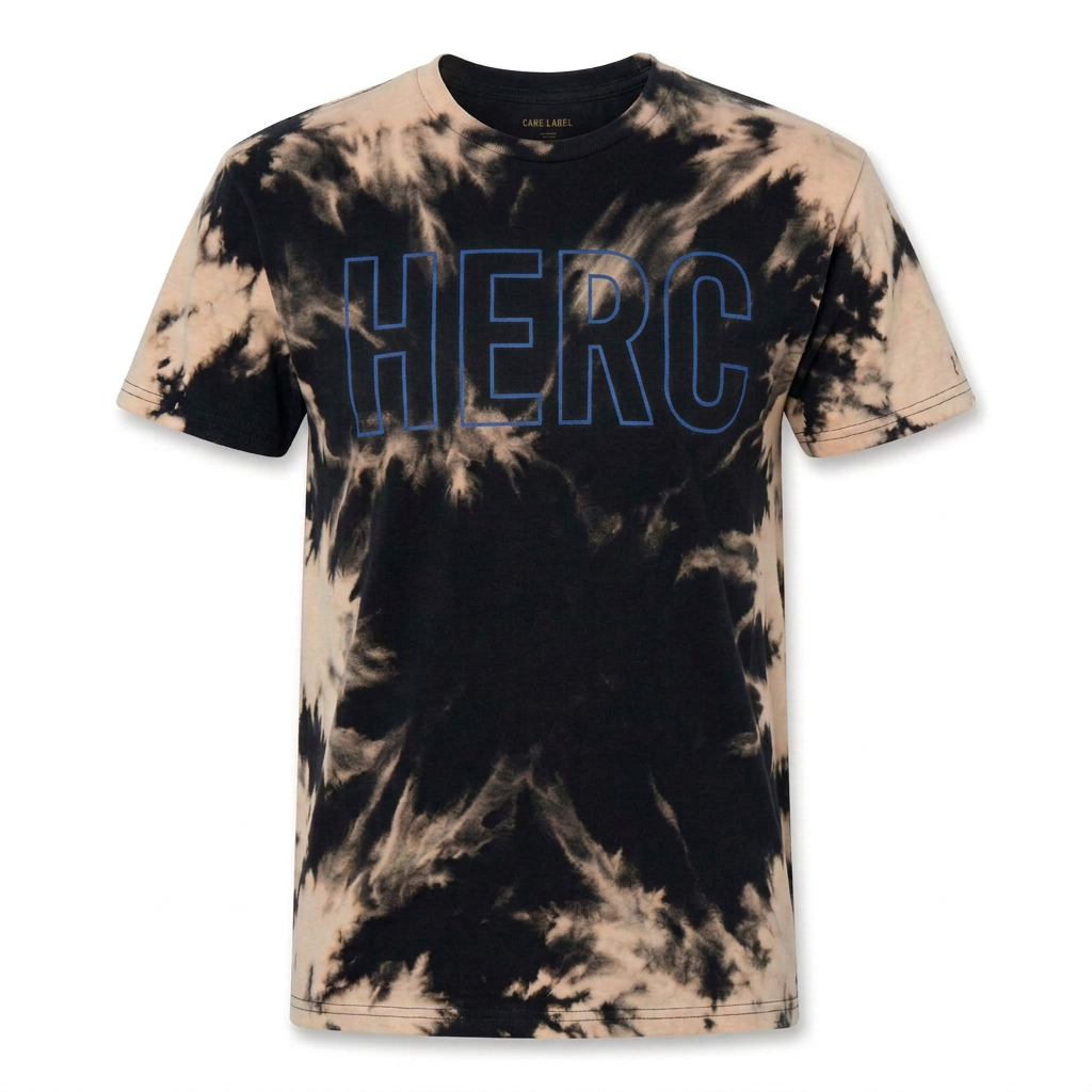 Outline HERC Bleach Crop Blue print soft wash