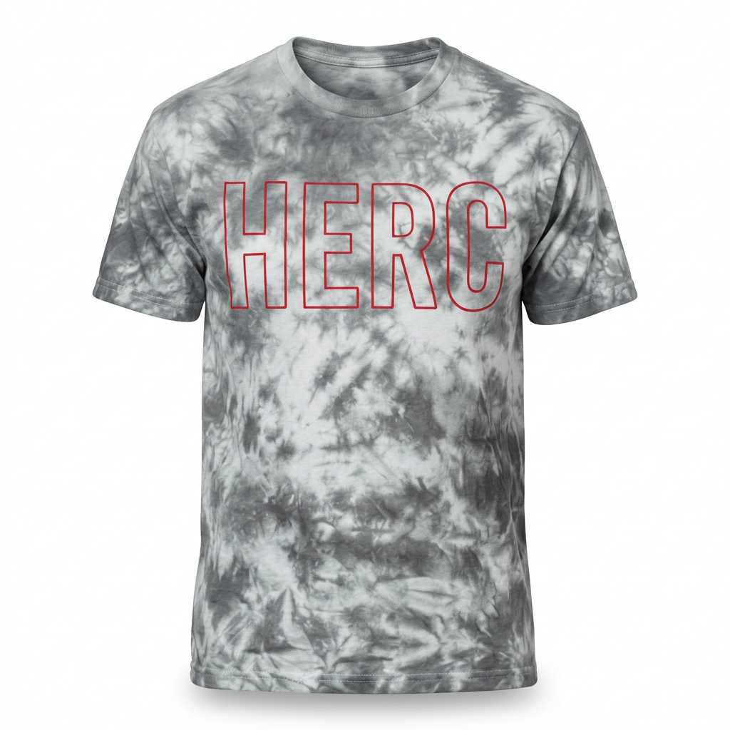 Red outline HERC shirt preview