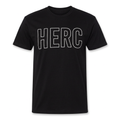 Solid Black shirt with White outline